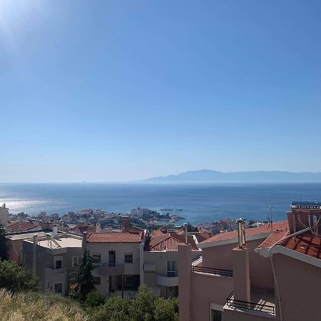 Breathtaking Sea View Apartment Kavála Luaran gambar