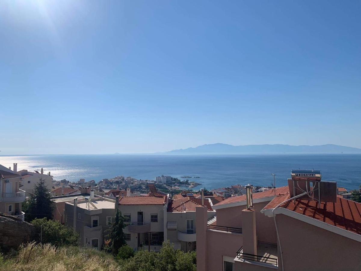 Breathtaking Sea View Apartment Kavála Luaran gambar